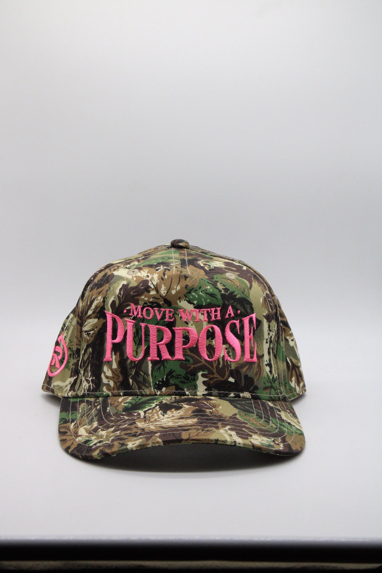 MOVE WITH A PURPOSE (Camo/Pink) SnapBack Hat