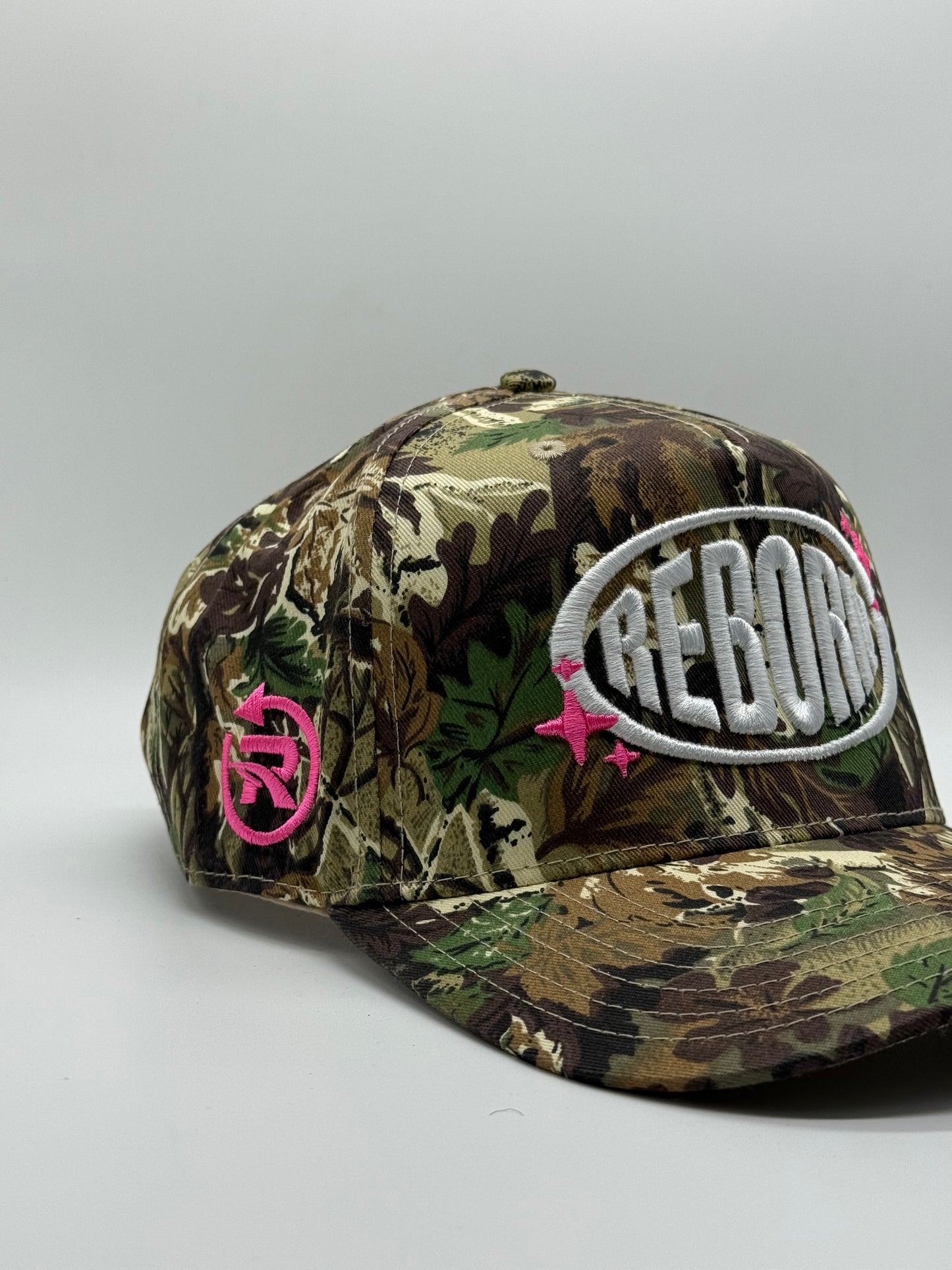 Reborn Monogram- Camo/Neon Pink