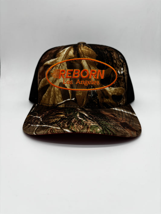 Reborn Patch Camo (orange lettering)
