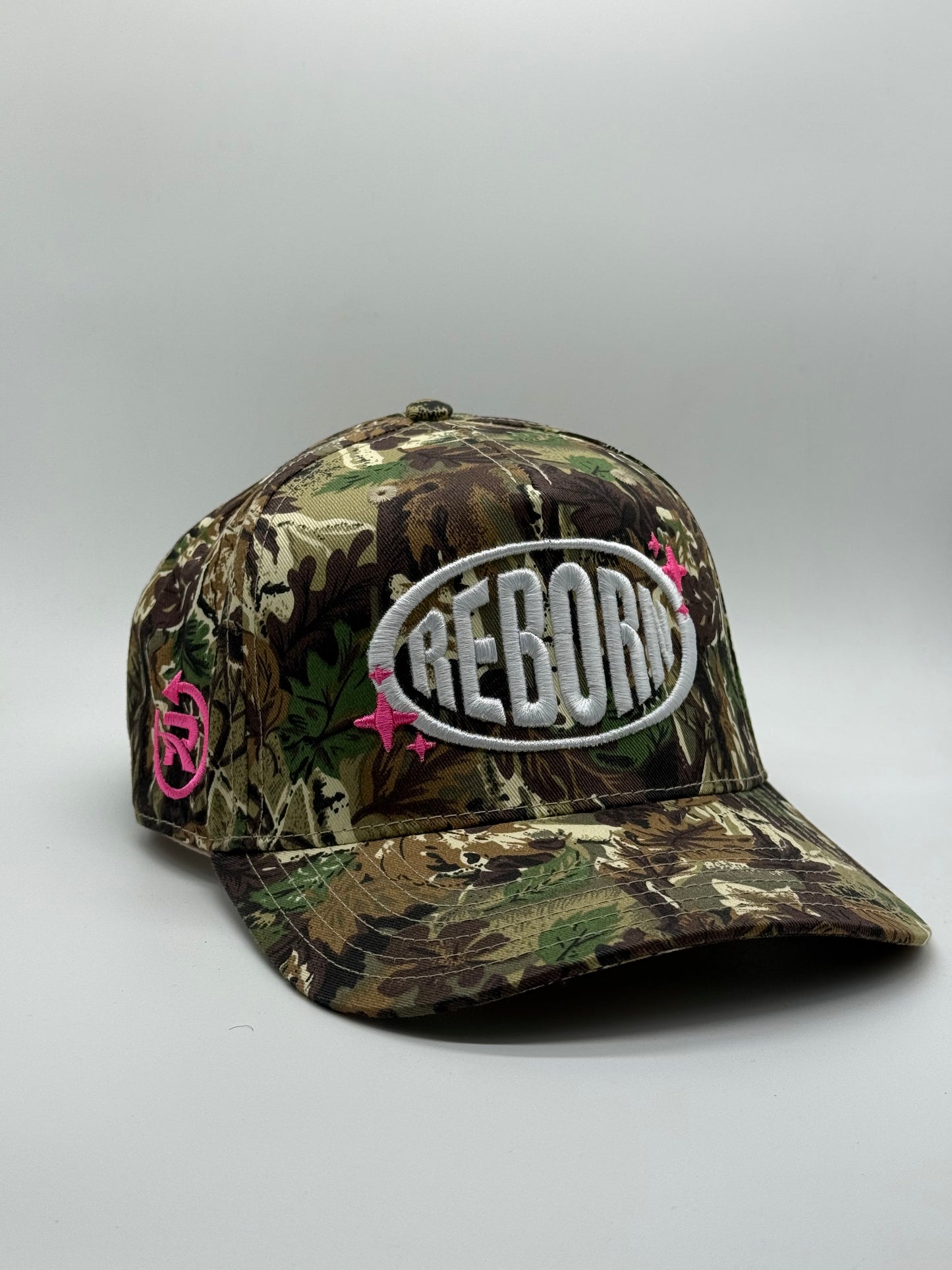 Reborn Monogram- Camo/Neon Pink