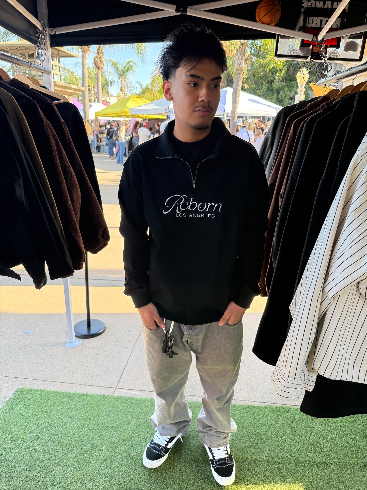 Quarter Zip (Black)
