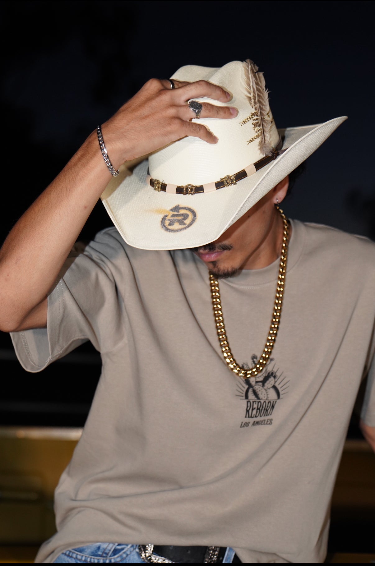 REBORN SOMBRERO (cream) Chihuahua style