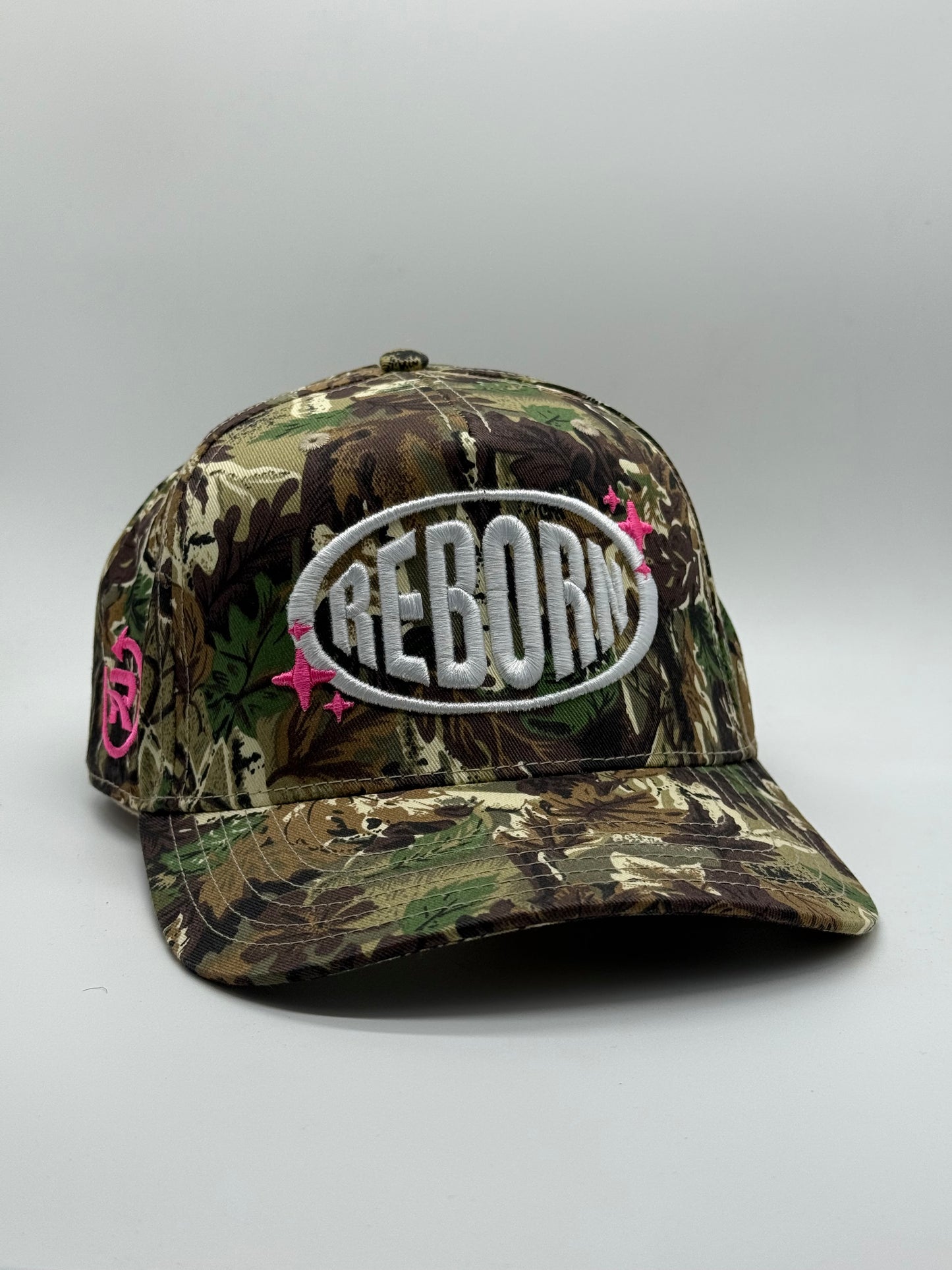Reborn Monogram- Camo/Neon Pink