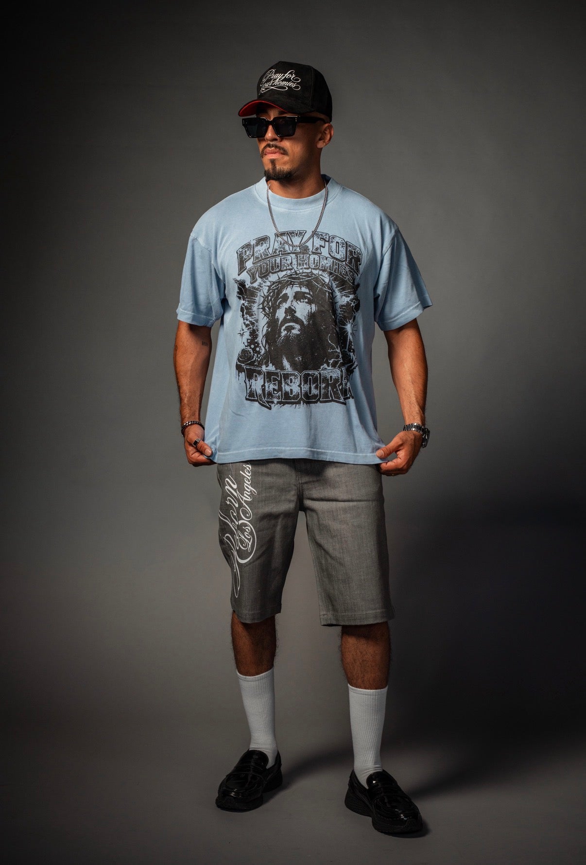 PRAY FOR YOUR HOMIES (light blue)