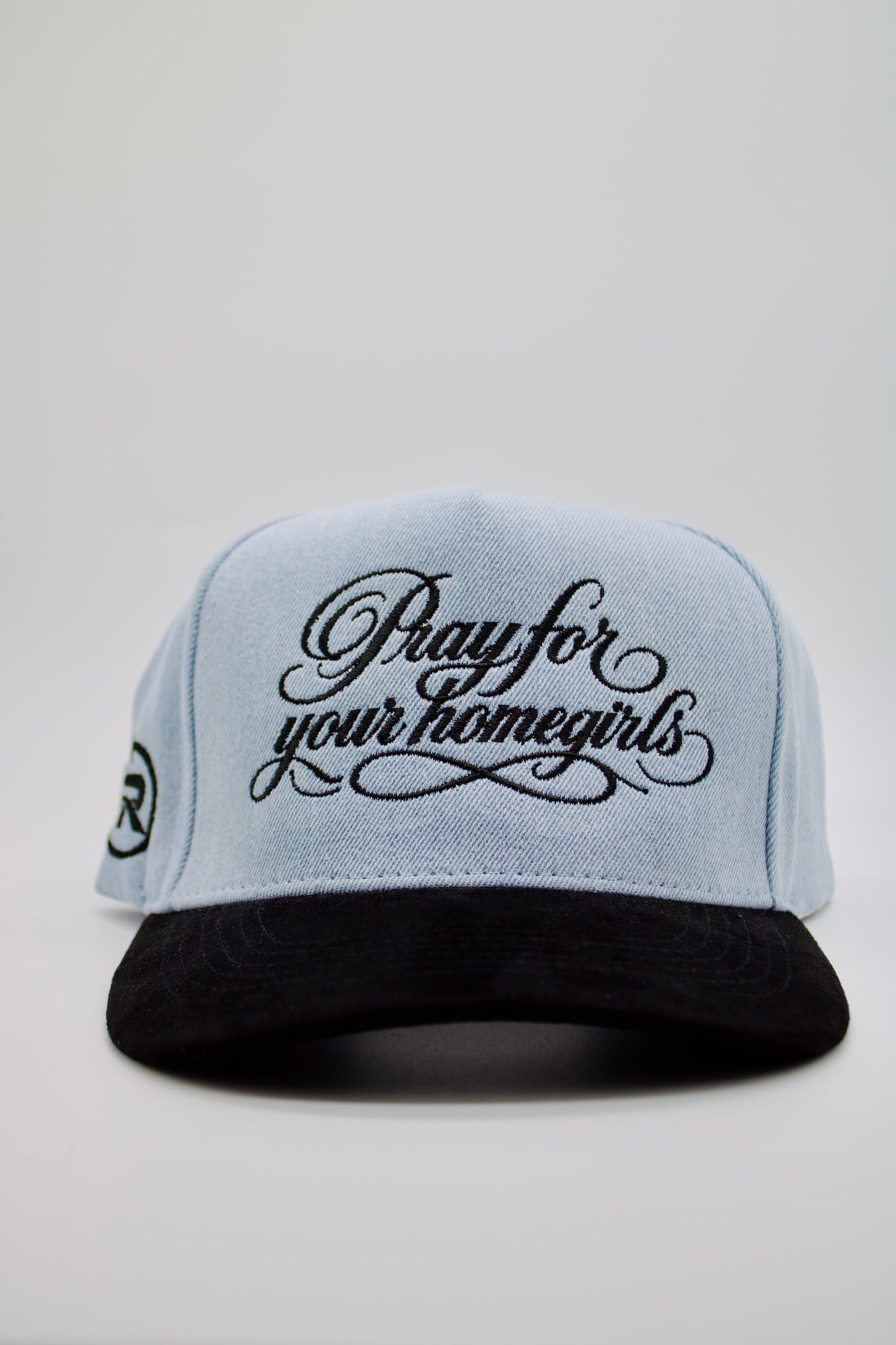 Pray For Your Homegirls-Denim/Black Sude brim.