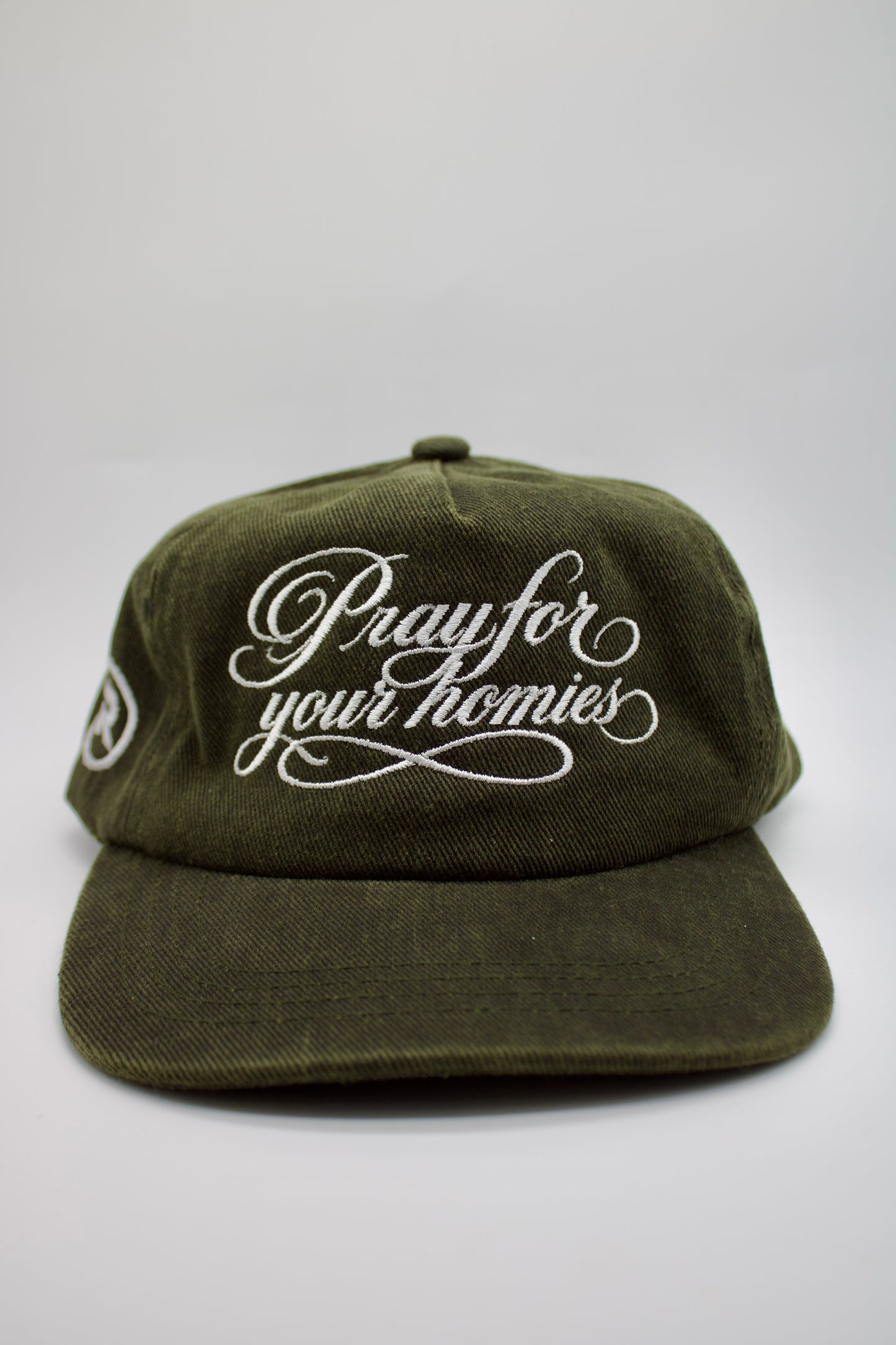 Pray For Your Homies — Olive Washed Unstructured